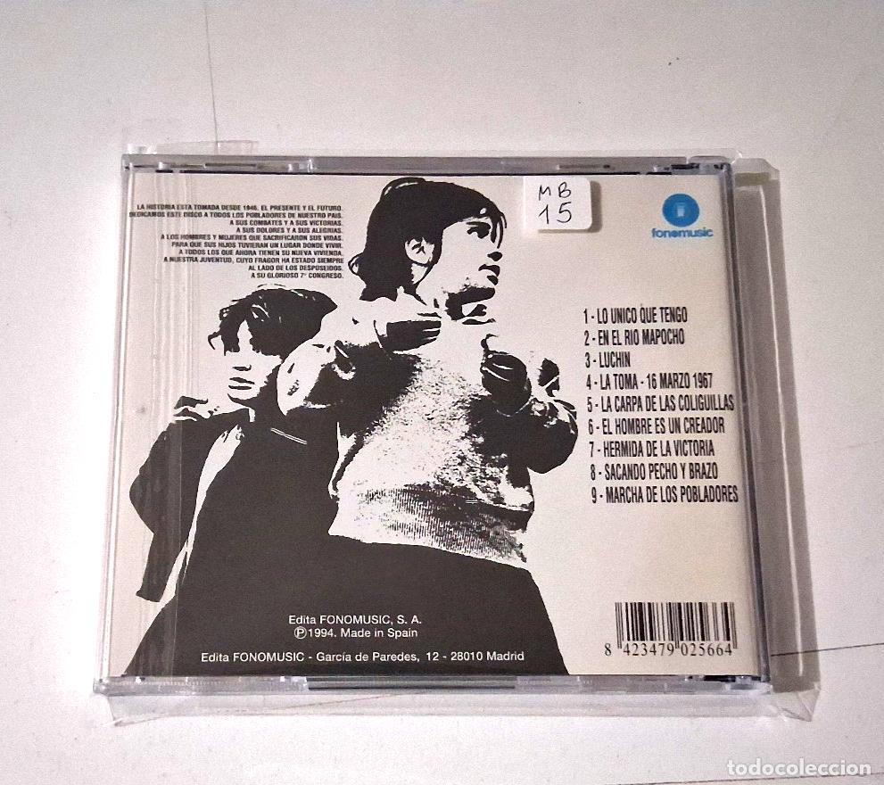 CDs de m&uacute;sica: VICTOR JARA &rdquo;LA POBLACION&rdquo; CD 9 TRACKS - Foto 2