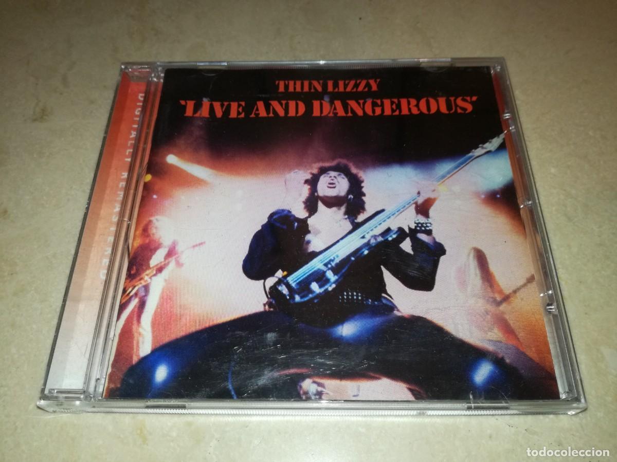CDs de m&uacute;sica: THIN LIZZY-LIVE AND DANGEROUS-CD REMASTERIZADO - Foto 1