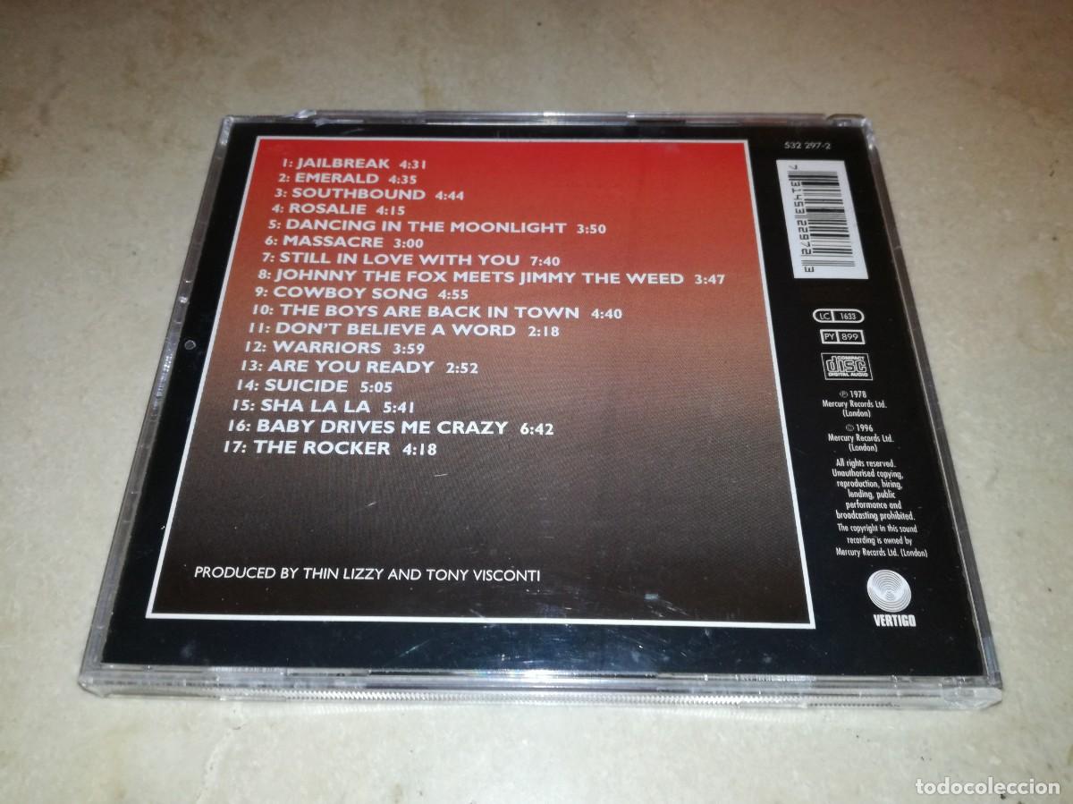 CDs de m&uacute;sica: THIN LIZZY-LIVE AND DANGEROUS-CD REMASTERIZADO - Foto 2