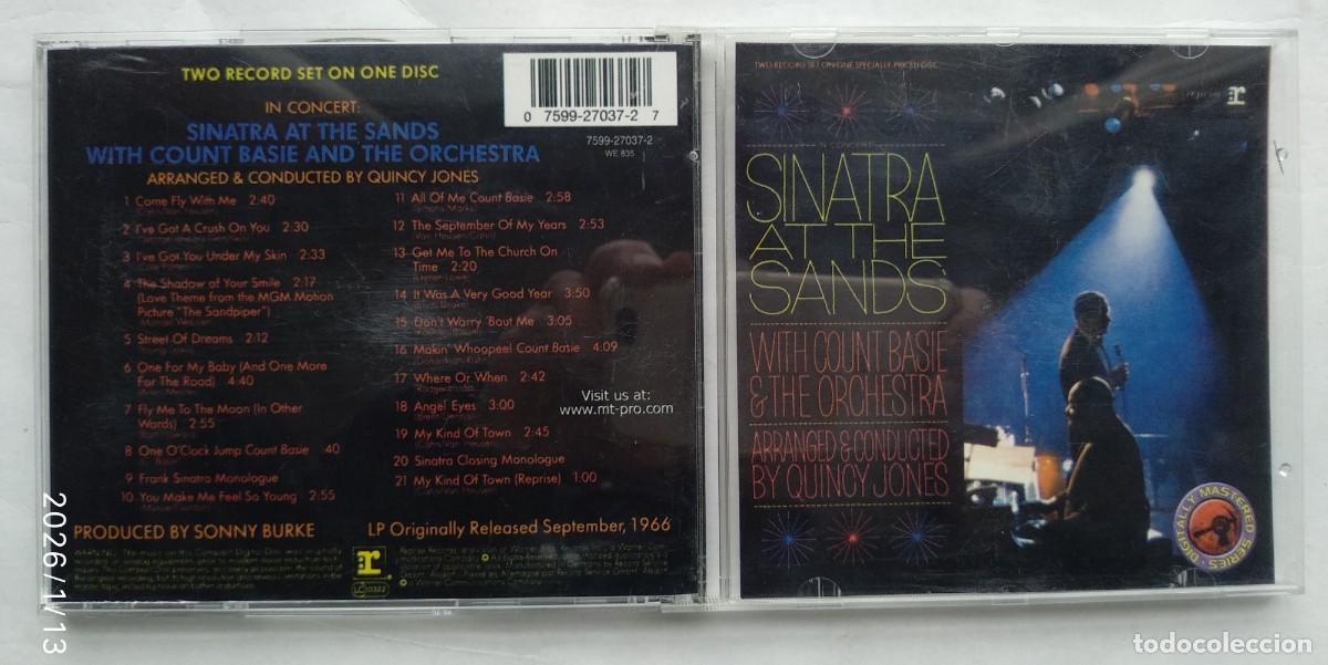 CDs de m&uacute;sica: FRANK SINATRA. AT THE SANDS. CD. - Foto 1