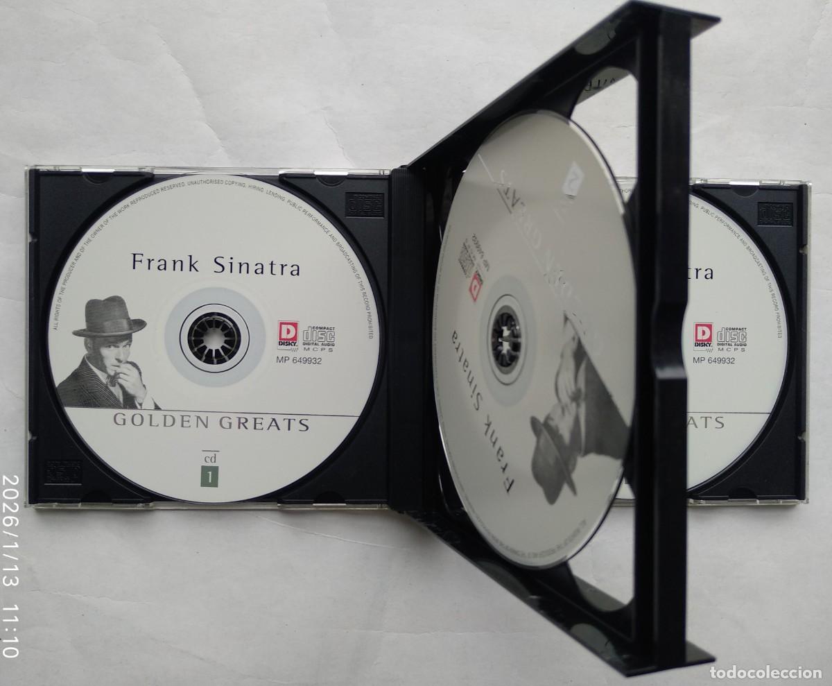 CDs de m&uacute;sica: FRANK SINATRA. GOLDEN GREATS. 3 CD. - Foto 2