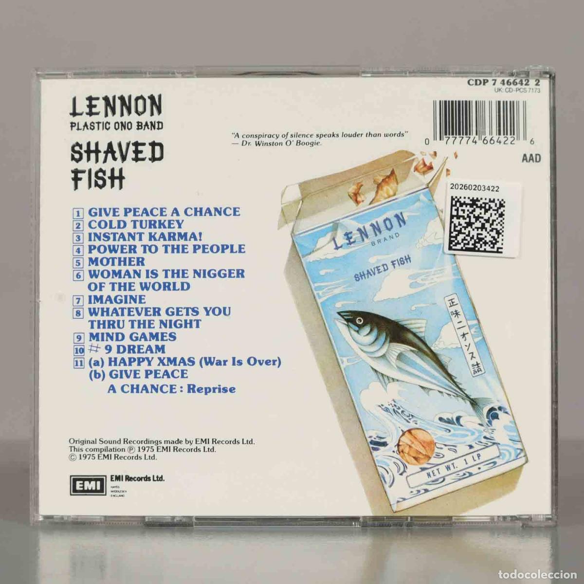 CDs de m&uacute;sica: CD. Lennon / Plastic Ono Band &ndash; Shaved Fish. - Foto 2
