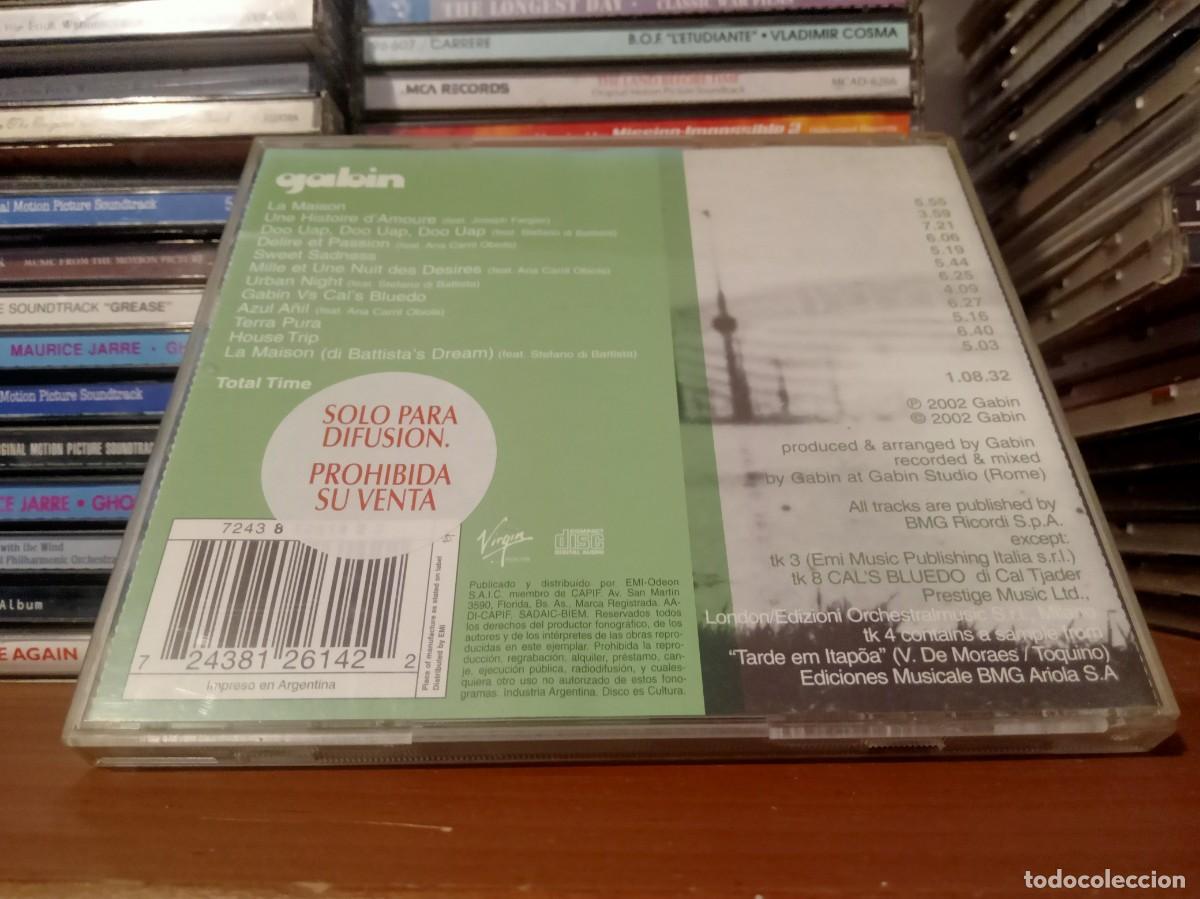 CDs de m&uacute;sica: Gabin &lrm;&ndash; Gabin - cd Argentina 2002 - Foto 2