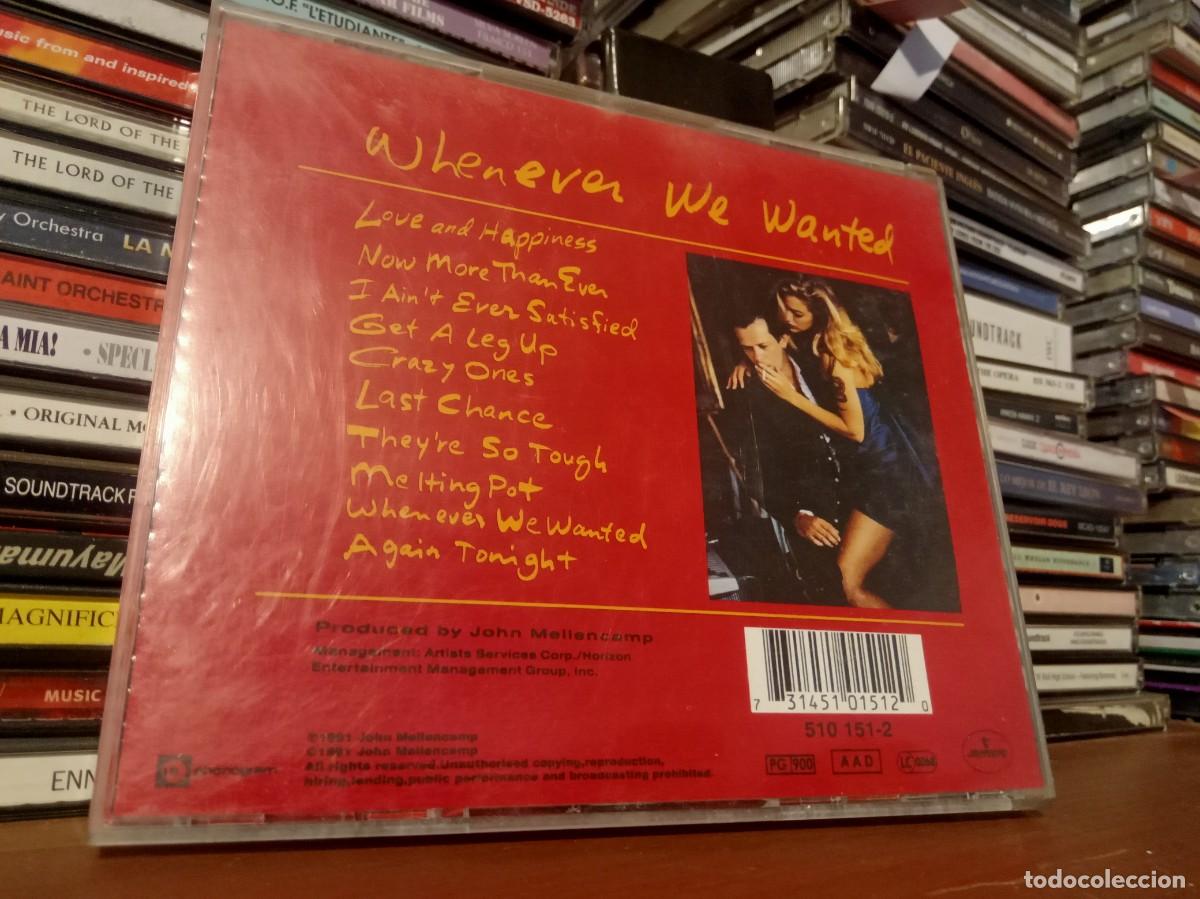 CDs de m&uacute;sica: John Mellencamp &lrm;&ndash; Whenever We Wanted - CD - Foto 2
