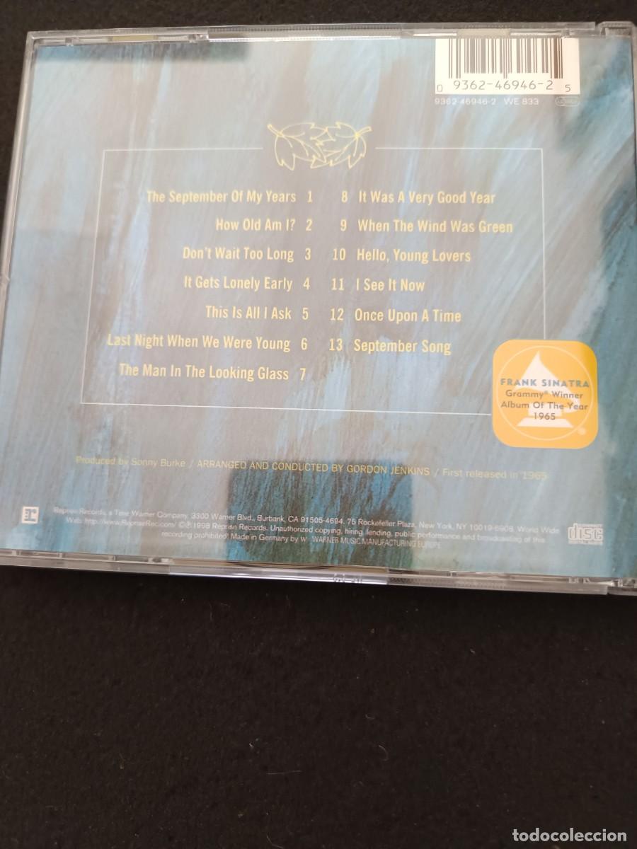 CDs de m&uacute;sica: FRANK SINATRA. SEPTEMBER ON MY YEARS - Foto 2