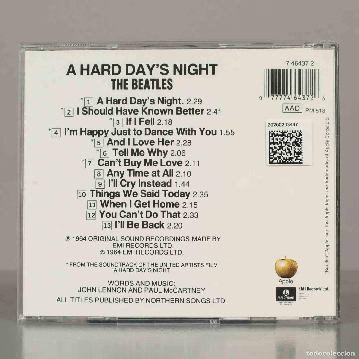 CDs de m&uacute;sica: CD. The Beatles &ndash; A Hard Day&acute;s Night. - Foto 2