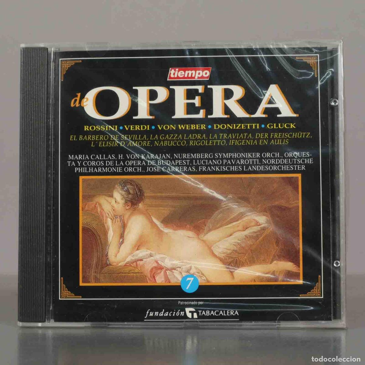 CD di Musica: CD. El Barbero de Sevilla / La Gazza Ladra / La Traviatta / Der Freisch&uuml;tz / L&acute;Elisir D&acute;. PRECINTADO