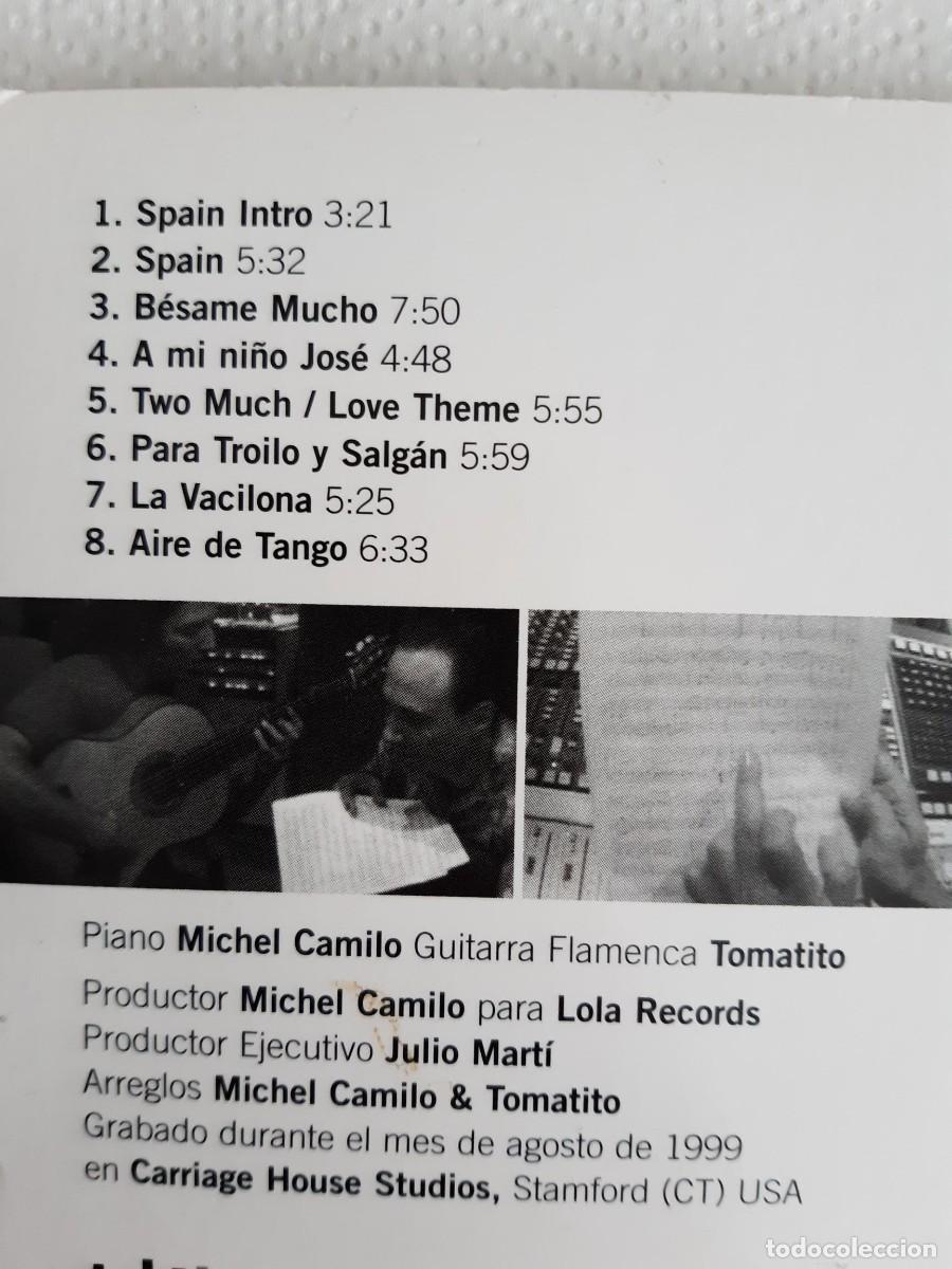 CDs de m&uacute;sica: CD MICHEL CAMILO & TOMATITO. SPAIN. 2000. - Foto 4