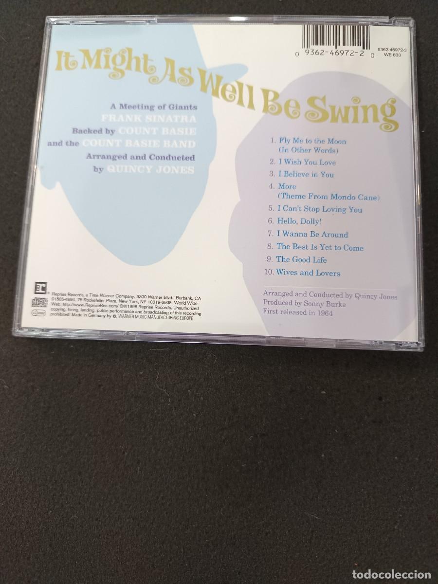 CDs de m&uacute;sica: FRANK SINATRA. COUNT BASIE. IT MIGHT AS WELL BE SWING - Foto 2
