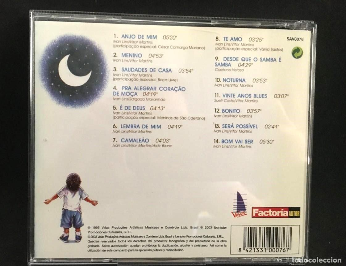 CDs de m&uacute;sica: Ivan Lins &ndash; Anjo De Mim - CD - Velas - Foto 2