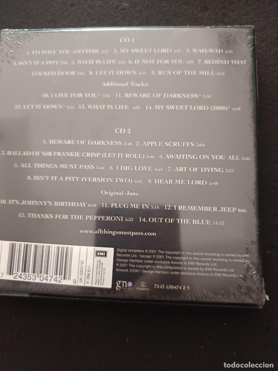 CDs de m&uacute;sica: 2 CDS. GEORGE HARRISON ALL THINGS MOST PASS - Foto 2
