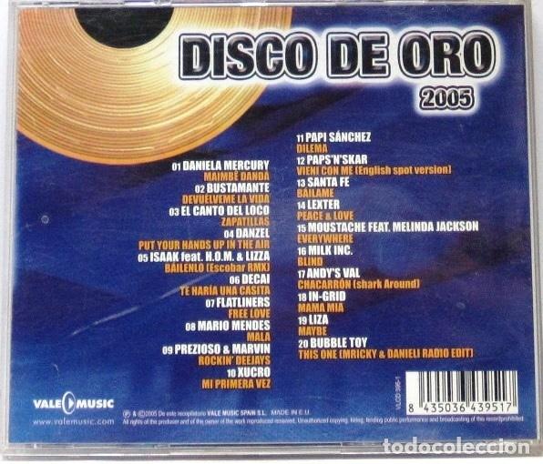 CDs de m&uacute;sica: DISCO DE ORO 2005 - VARIOS INTERPRETES - CD - Foto 2