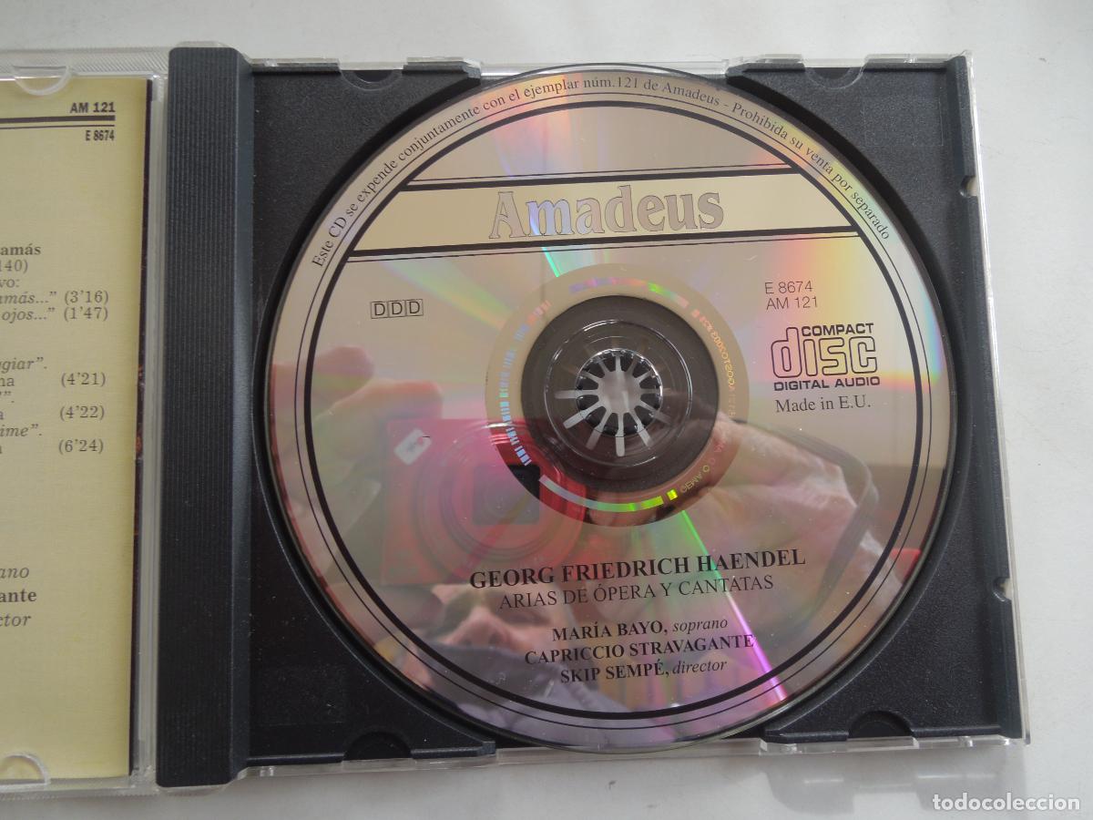 CDs de m&uacute;sica: HAENDEL - ARIAS Y CANTATAS - SKIP SEMP&Eacute; - AMADEUS - Foto 2