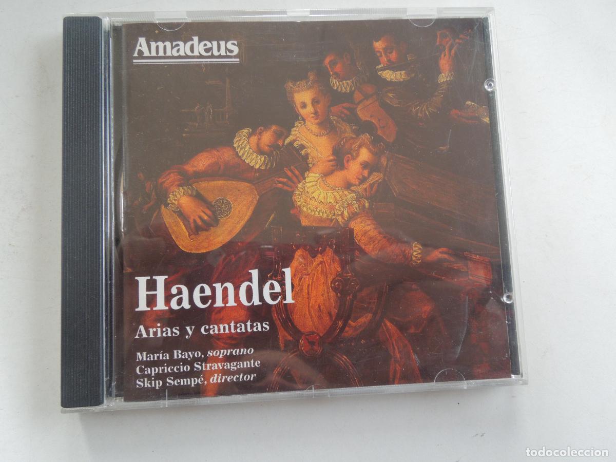 CDs de m&uacute;sica: HAENDEL - ARIAS Y CANTATAS - SKIP SEMP&Eacute; - AMADEUS - Foto 1