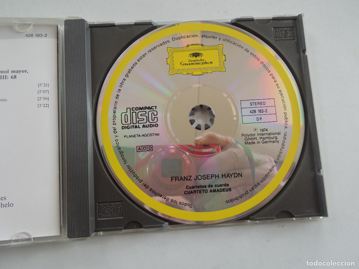 CDs de m&uacute;sica: HAYDN - CUARTETO AMADEUS - CUARTETO DE CUERDA - CD 1974 - Foto 2