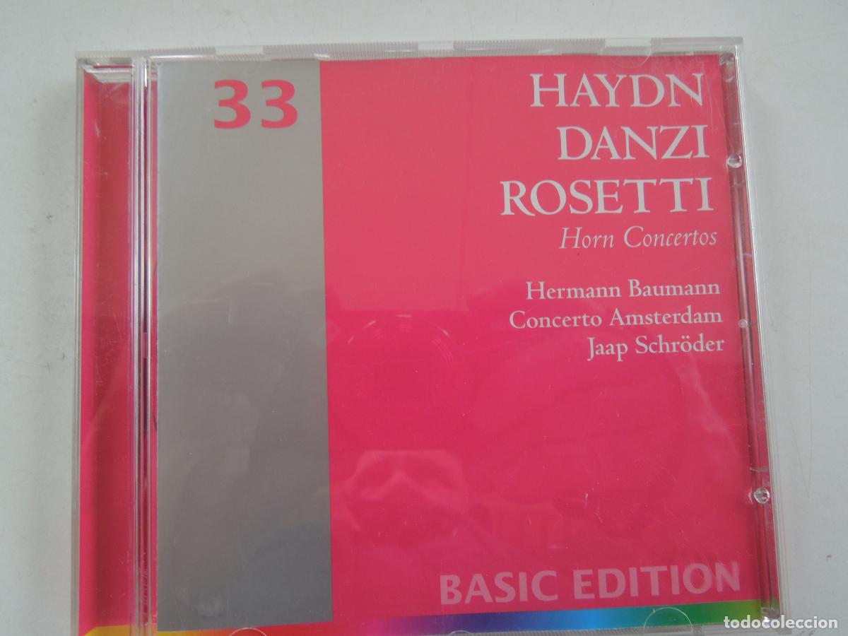 CDs de m&uacute;sica: HAYDN DANZI ROSETTI - HORN CANCERTOS - HERMANN BAUMANN - CD -TELDEC 2001 -BASIC EDITION - Foto 1