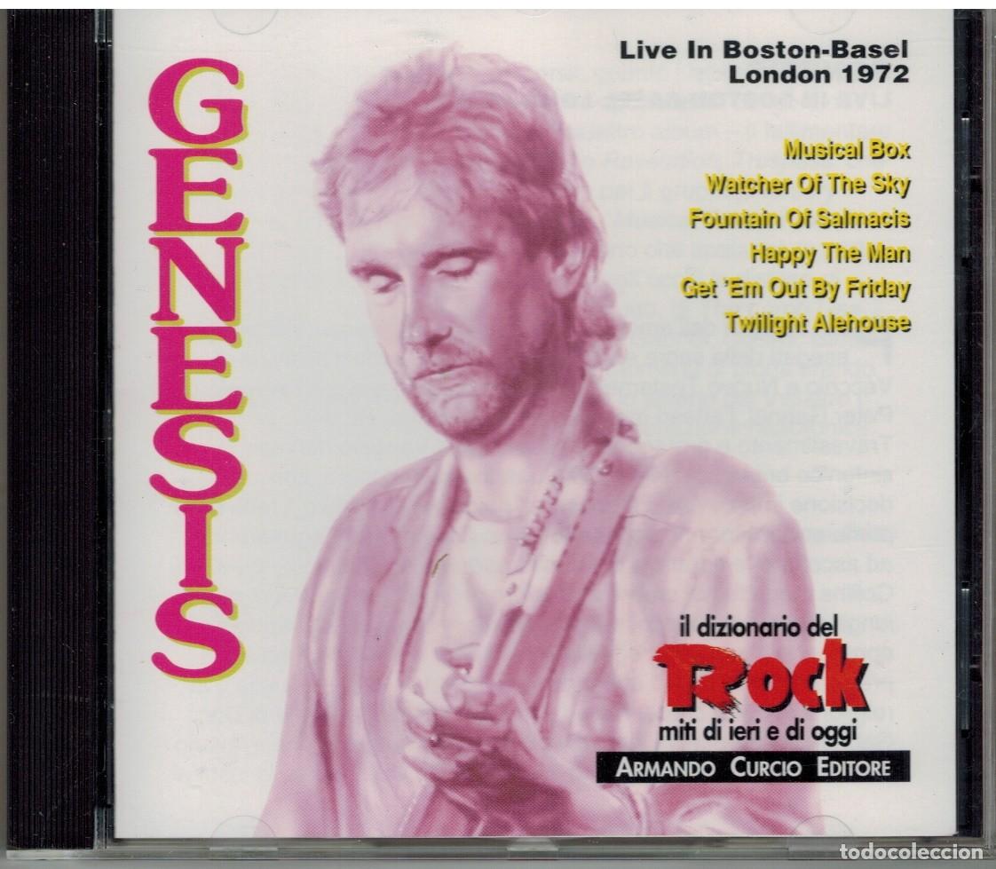CDs de m&uacute;sica: CD - GENESIS - Live in Boston 1972 - Foto 1