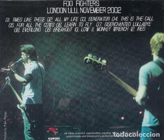 CDs de m&uacute;sica: CD - FOO FIGHTERS - Live in London 2002 - Foto 2