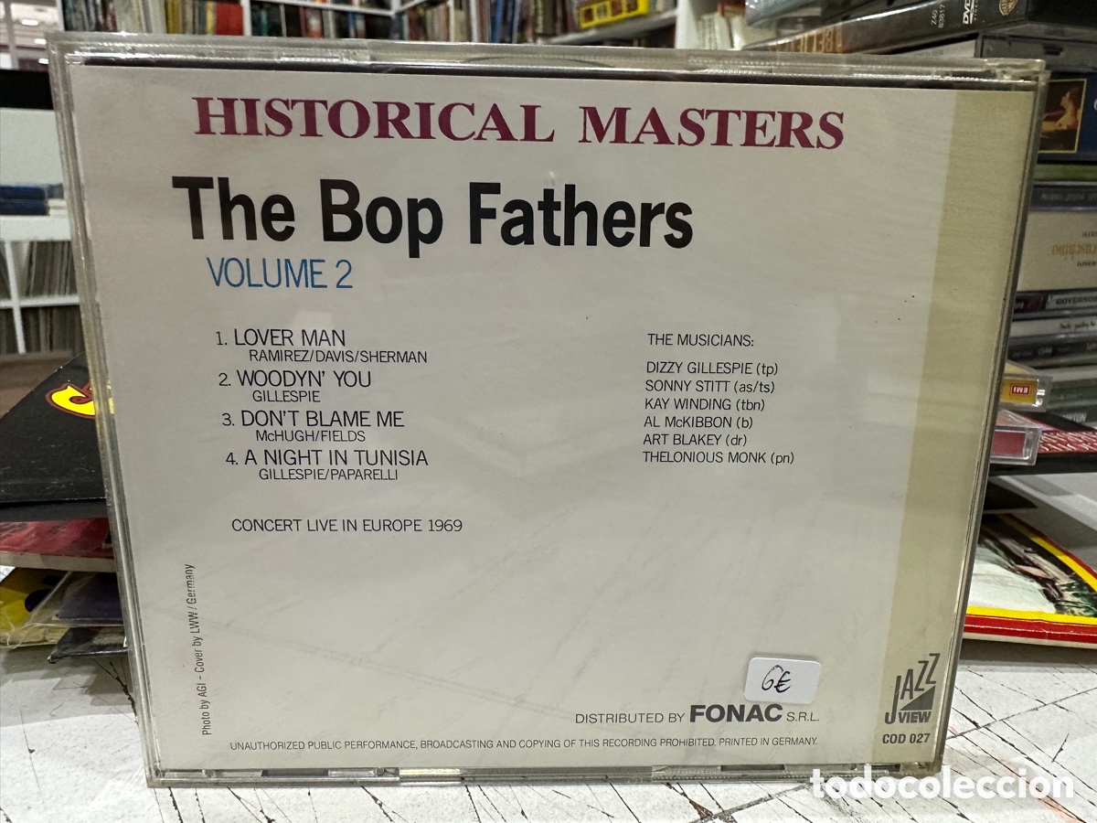 CDs de m&uacute;sica: Dizzy Gillespie - The Bop Fathers, Volume 2 (CD) - Foto 2