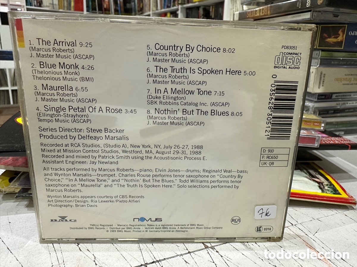CDs de m&uacute;sica: Marcus Roberts - The Truth Is Spoken Here (CD) - Foto 2
