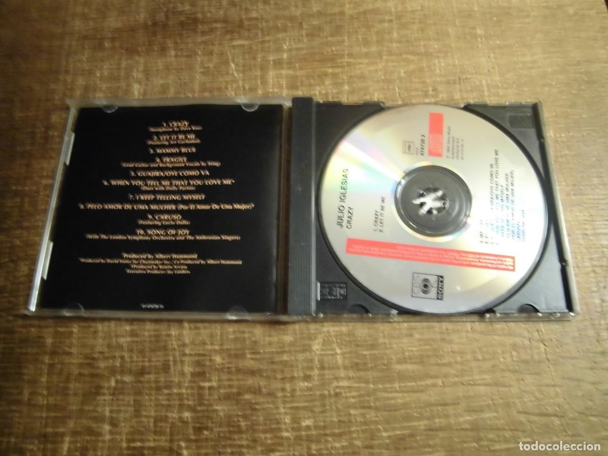 CDs de m&uacute;sica: CD JULIO IGLESIAS CRAZY - Foto 3