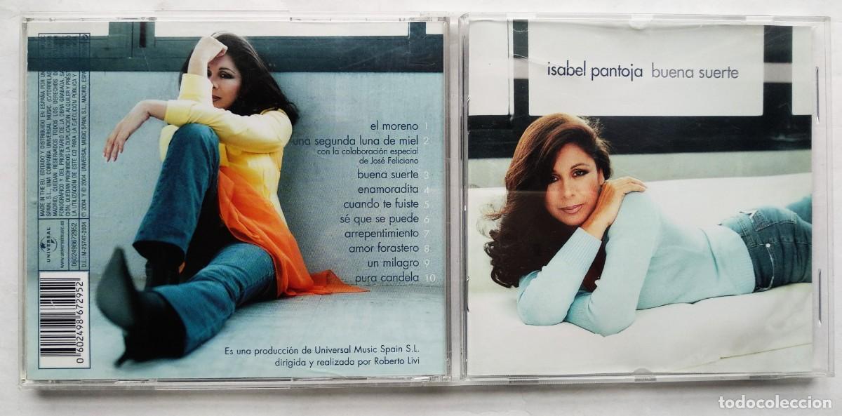CDs de m&uacute;sica: ISABEL PANTOJA. BUENA SUERTE. CD. - Foto 1