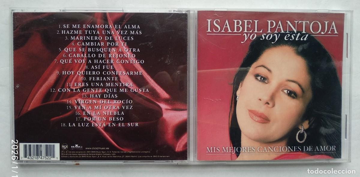 CDs de m&uacute;sica: ISABEL PANTOJA. YO SOY ESTA. CD. - Foto 1