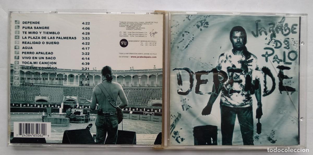 CDs de m&uacute;sica: JARABE DE PALO. DEPENDE. CD. - Foto 1