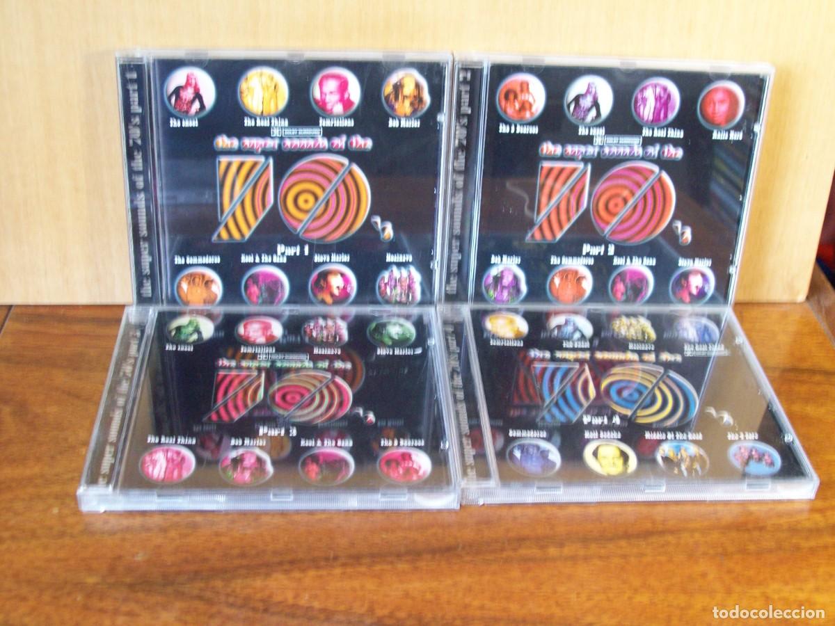CDs de M&uacute;sica: SUPER SOUNDS OF THE 70' PARTE 1, 2, 3 Y 4 - CUADRUPLE CD ARTISTAS VARIOS ORIGINALES