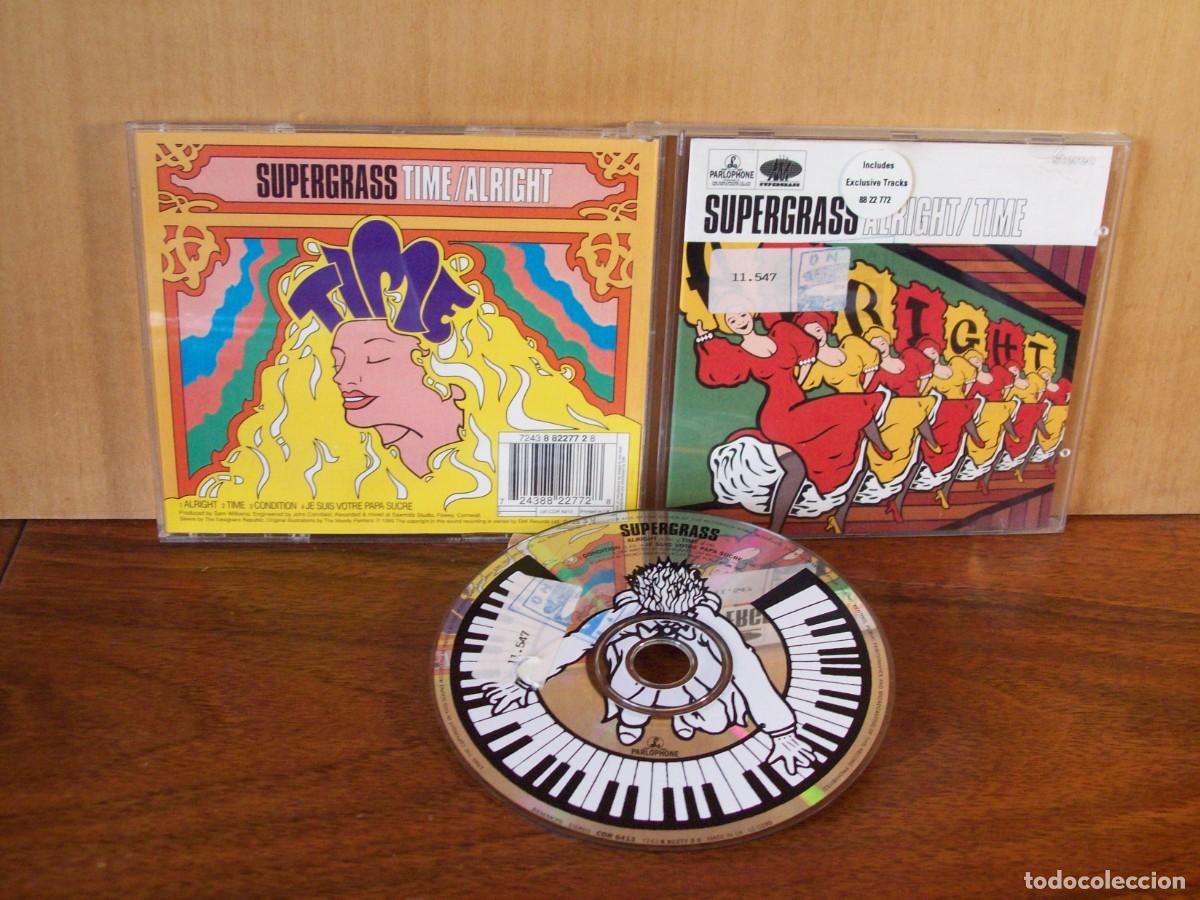 CDs de m&uacute;sica: SUPERGRASS - ALRIGHT TIME - CD SINGLE 4 CANCIONES - Foto 1