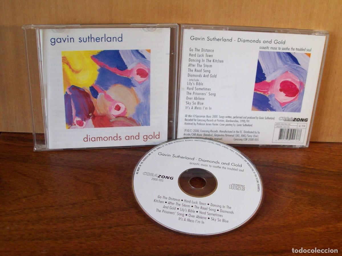 CDs de m&uacute;sica: GAVIN SUTHERLAND - DIAMONDS AND GOLD - CD - Foto 1