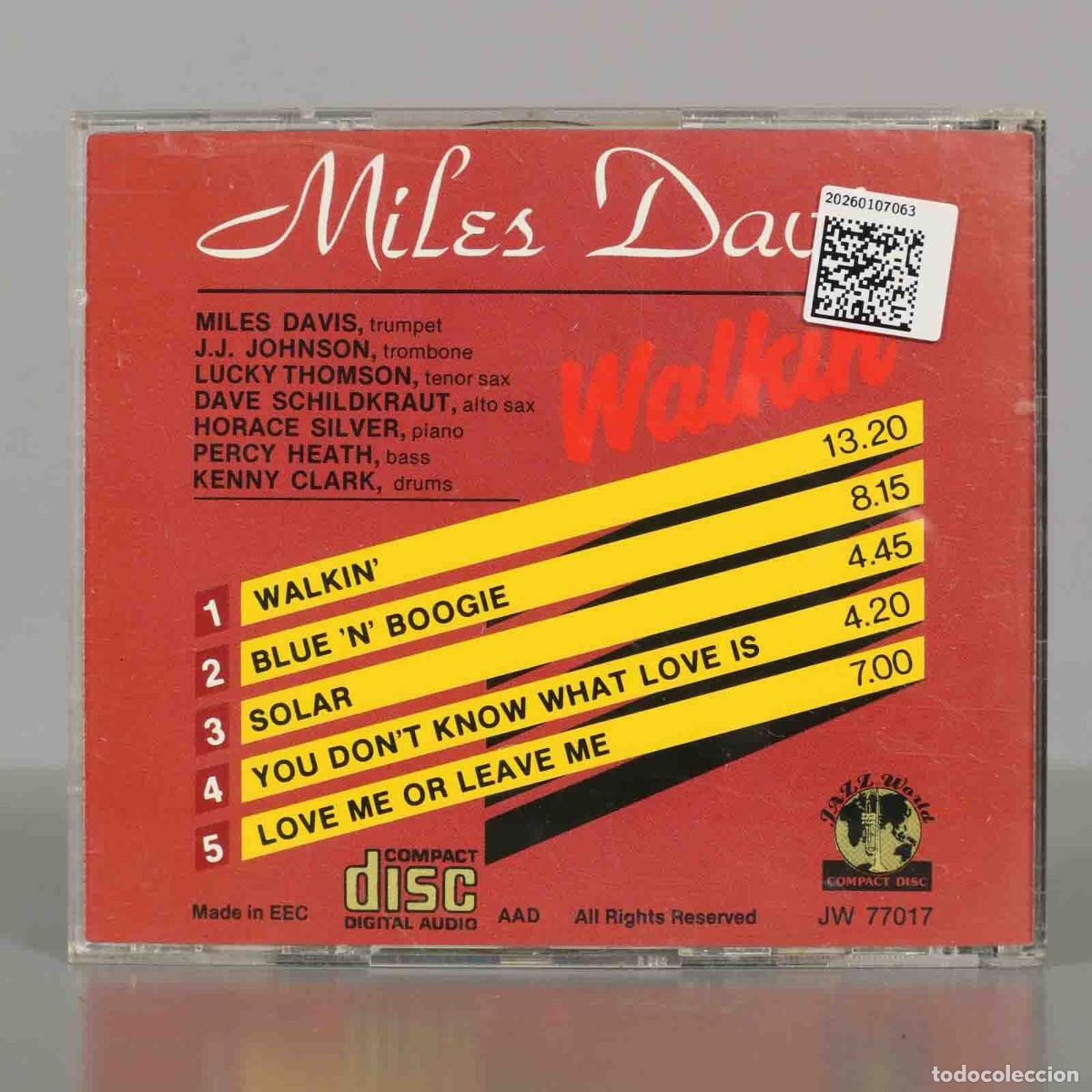 CDs de m&uacute;sica: CD. MILES DAVIS - WALKIN&acute; - Foto 2