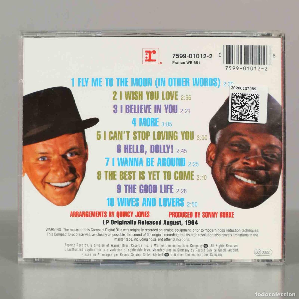 CDs de m&uacute;sica: CD. Frank Sinatra &bull; Count Basie And His Orchestra &ndash; It Might As Well Be Swing - Foto 2
