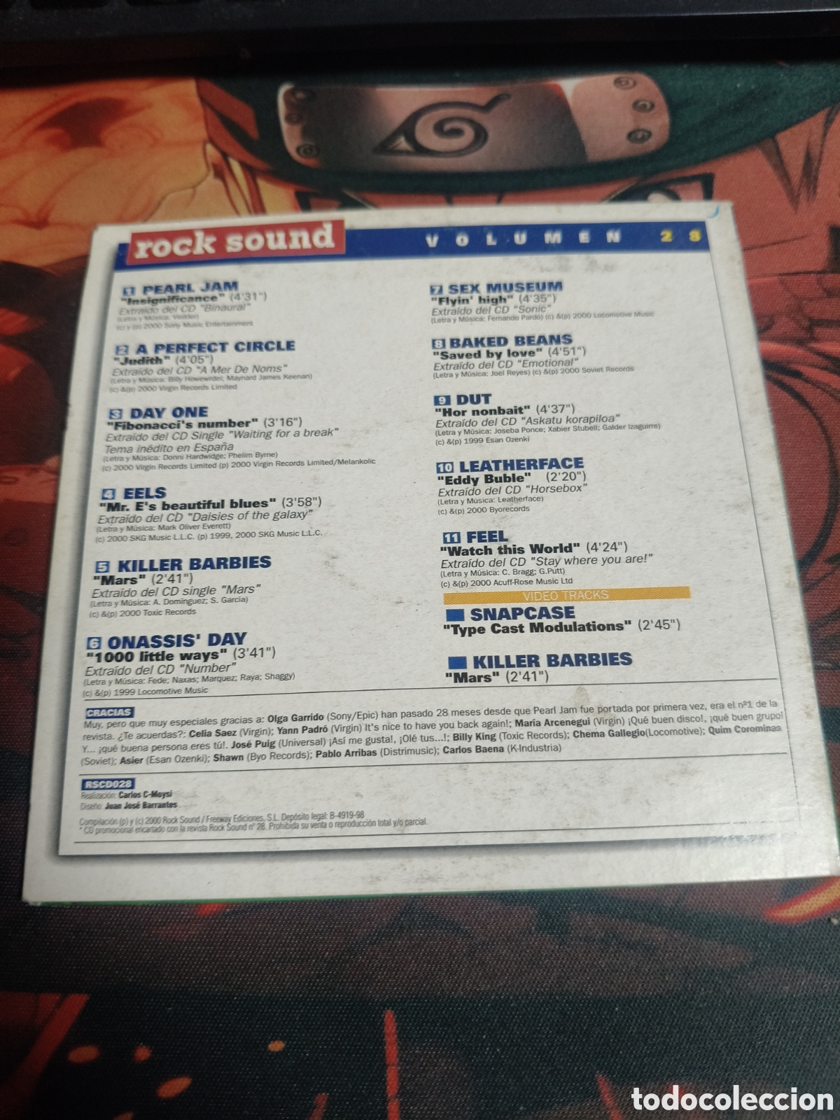 CDs de m&uacute;sica: Pearl jam CD 11 temas - Foto 2