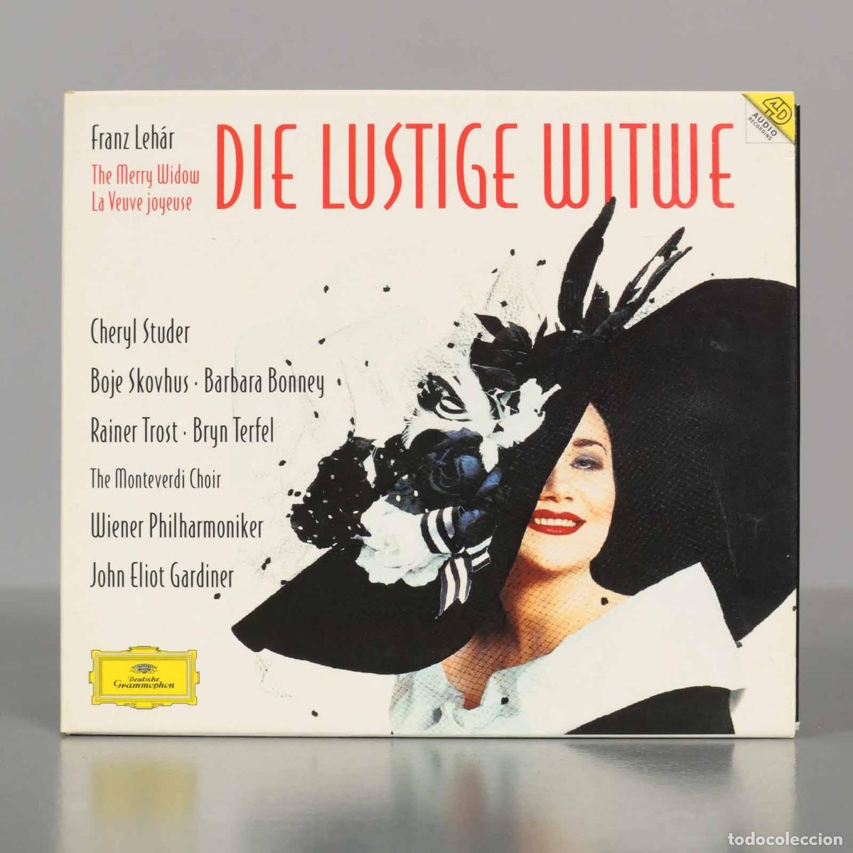 Music CDs: CD. Die Lustige Witwe - The Merry Widow - La Veuve Joyeuse - Leh&aacute;r - Studer, GARDINER