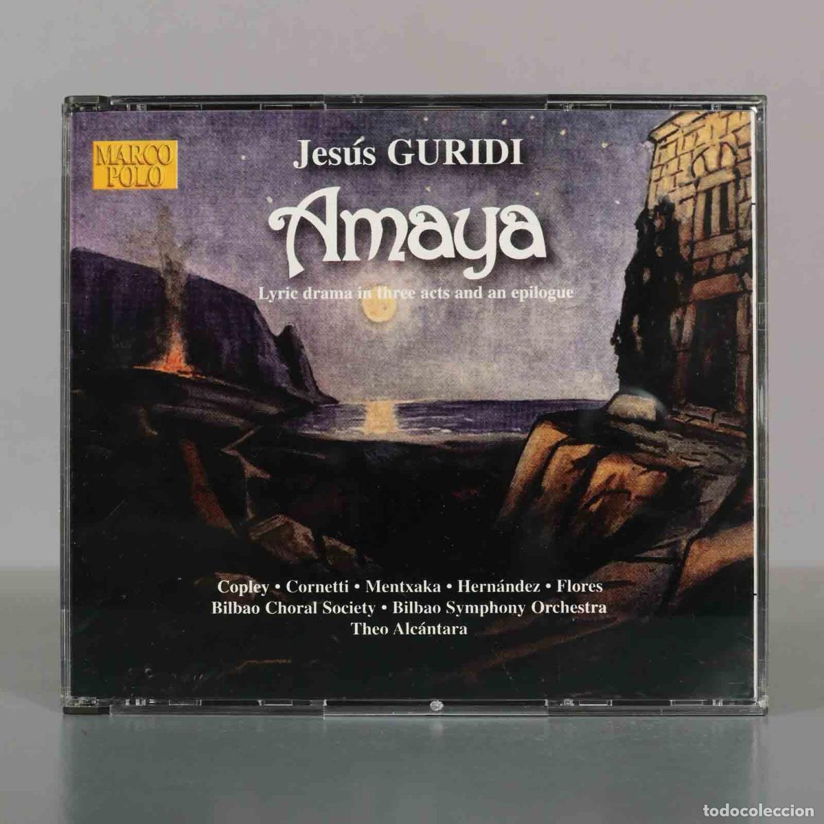 Music CDs: CD. Amaya (Lyric Drama In Three Acts And An Epilogue) - Jes&uacute;s Guridi - Copley &bull; Cornetti &bull; Mentxak