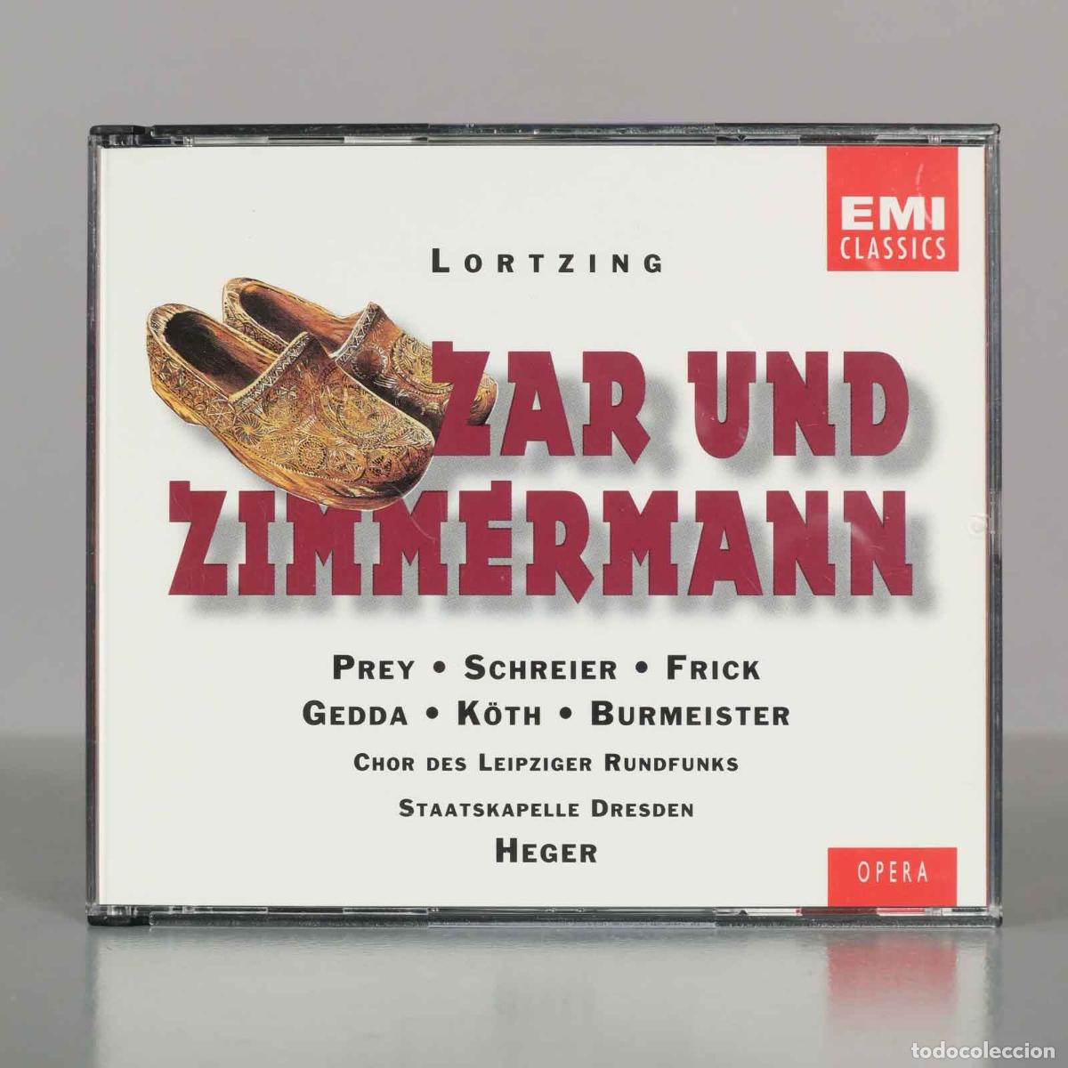 Music CDs: CD. Zar Und Zimmermann - Lortzing / Prey, Schreier, Frick, Gedda, K&ouml;th, Burmeister / Heger