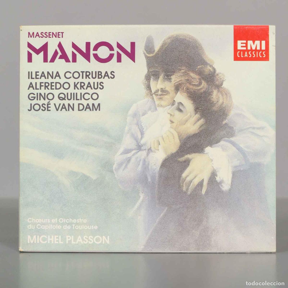 Music CDs: CD. Manon - Massenet - Ileana Cotrubas, Alfredo Kraus, Gino Quilico, Jos&eacute; van Dam, Plasson