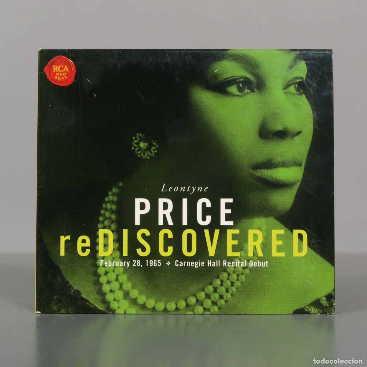 CDs de Musique: CD. Leontyne Price &ndash; Rediscovered - February 28, 1965 - Carnegie Hall Recital Debut