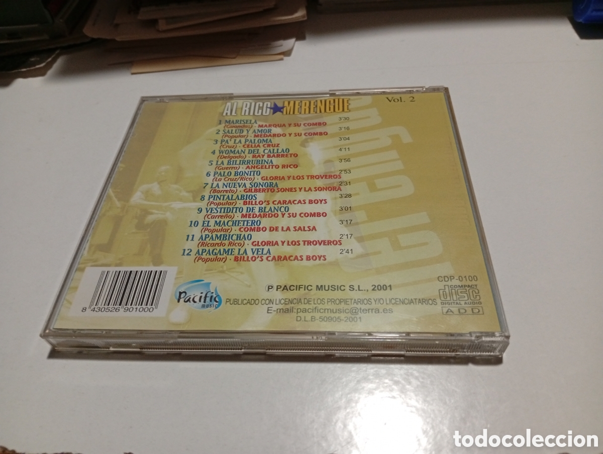 CDs de m&uacute;sica: CD al Rico merengue 2 - Foto 4