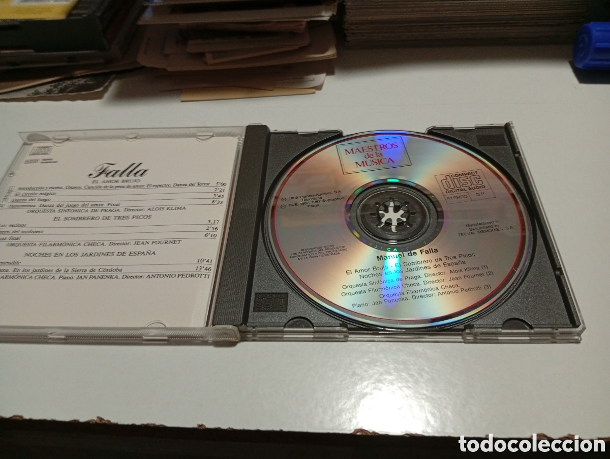 CDs de m&uacute;sica: Maestros de la M&uacute;sica, Manuel de Falla - Foto 2