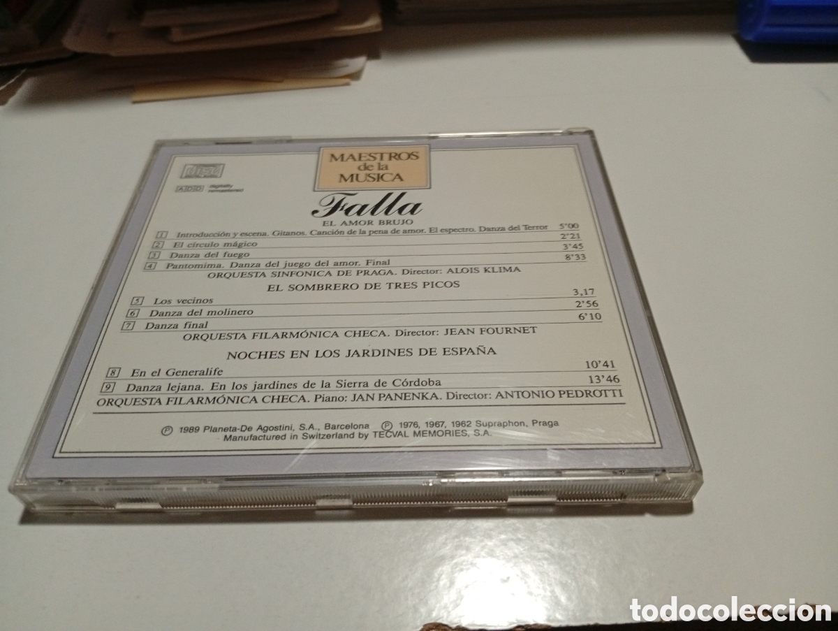 CDs de m&uacute;sica: Maestros de la M&uacute;sica, Manuel de Falla - Foto 4