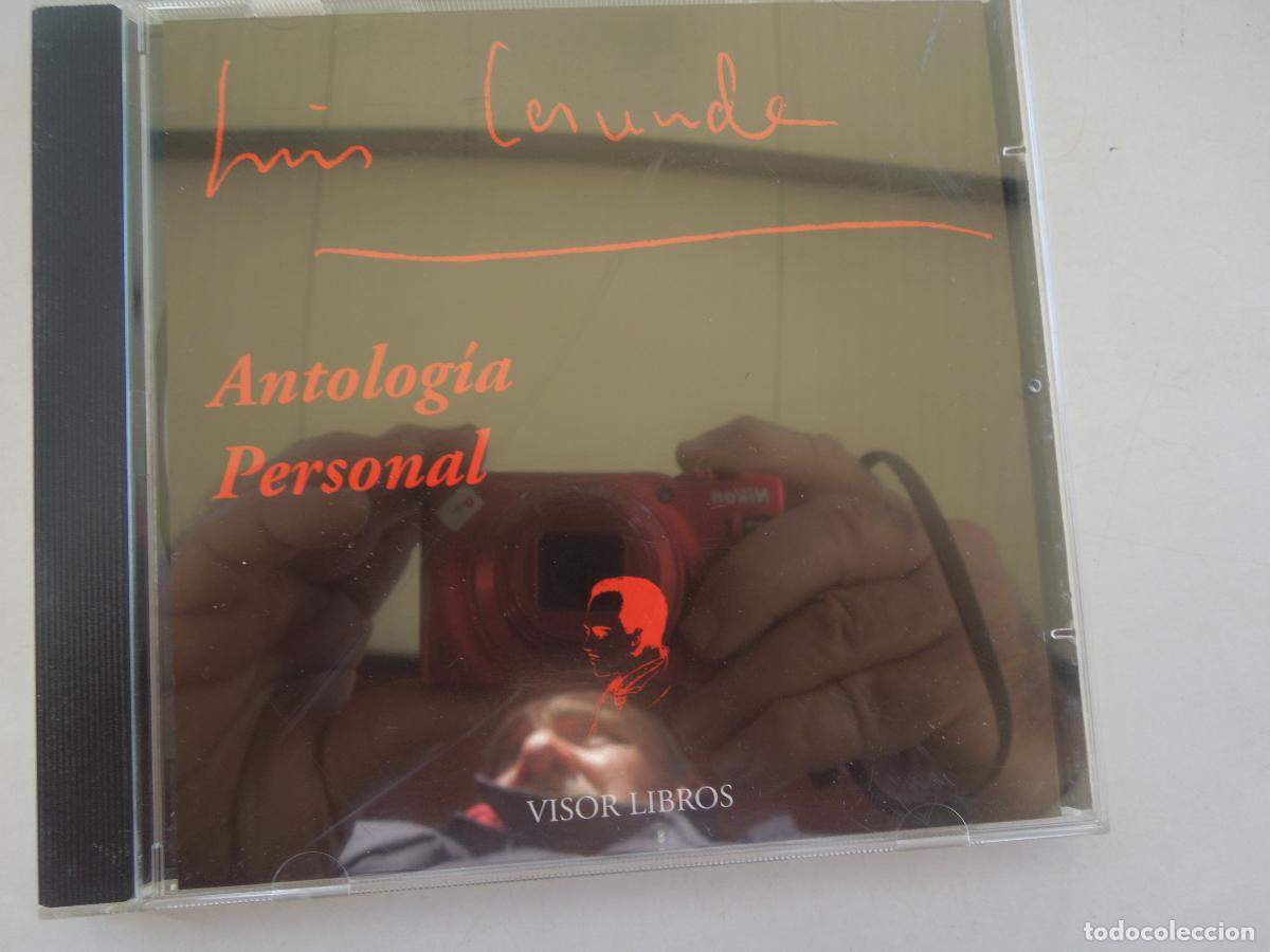 CDs de m&uacute;sica: LUIS CERNUDA - ANTOLOGIA PERSONAL - VISOR LIBROS - CD - Foto 1
