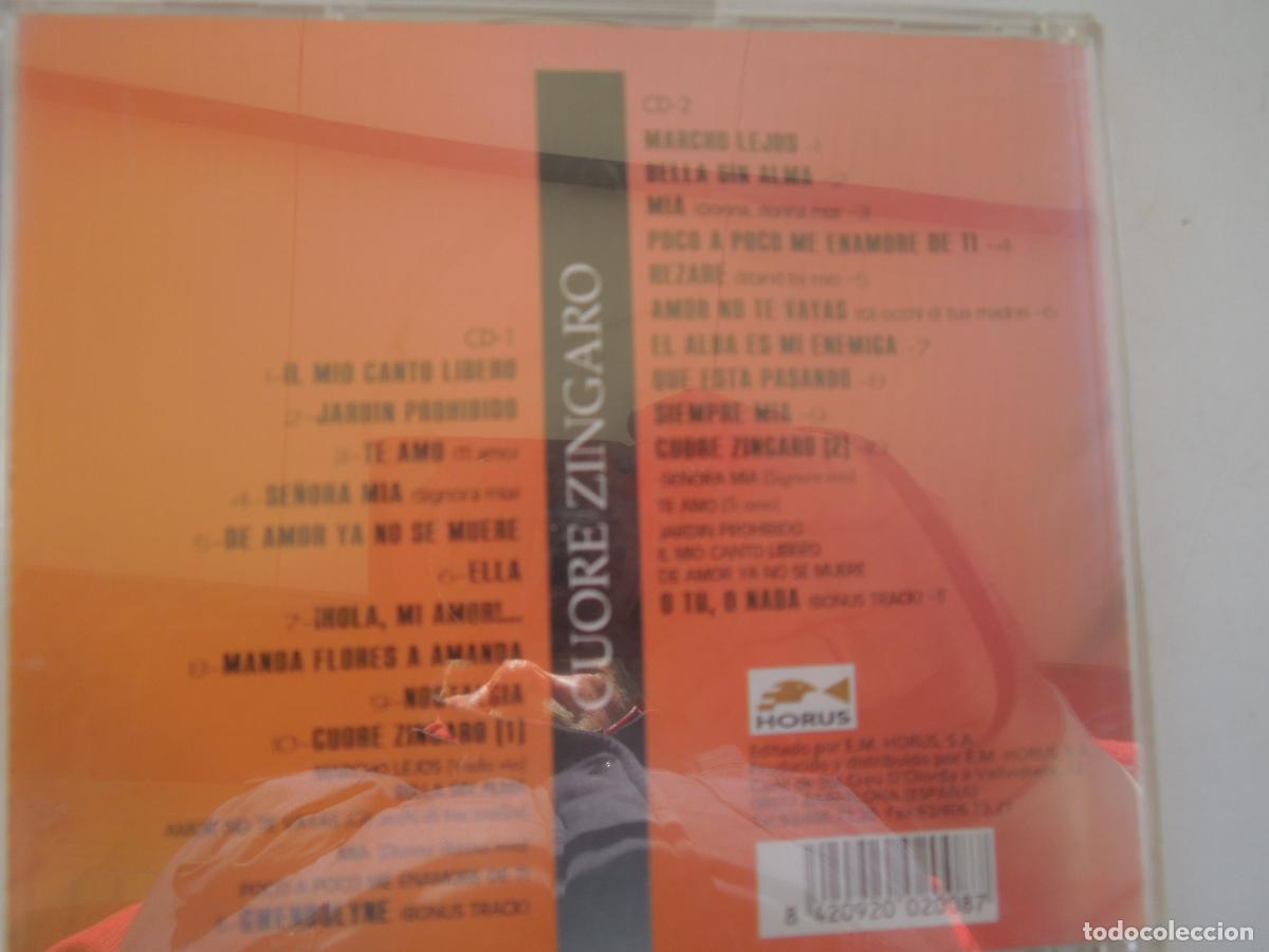 CDs de m&uacute;sica: JUNCO - CORE ZINGARO - CORAZON GITANO - 2CD,S HORUS -1998 - Foto 4