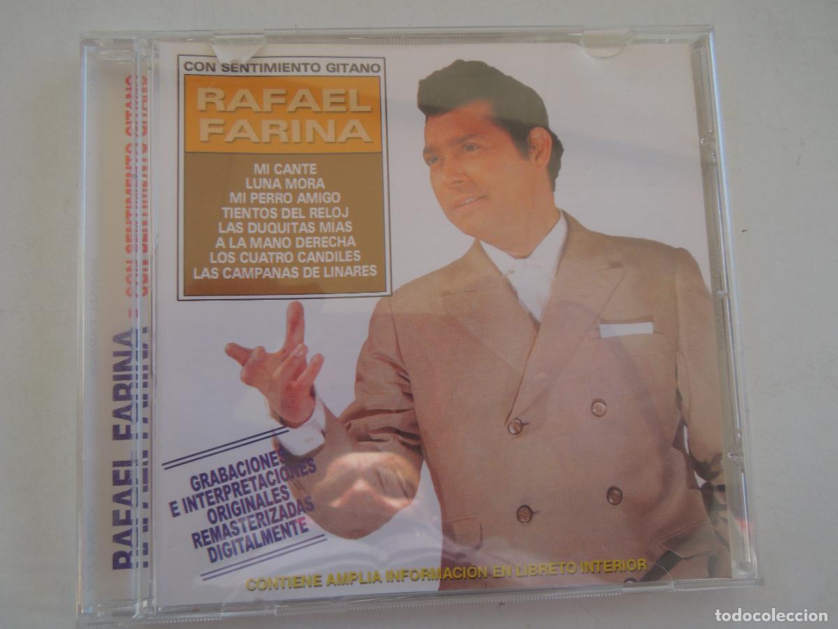 CDs de m&uacute;sica: RAFAEL FARINA - CON SENTIMIENTO GITANO - CD -2001 - Foto 1