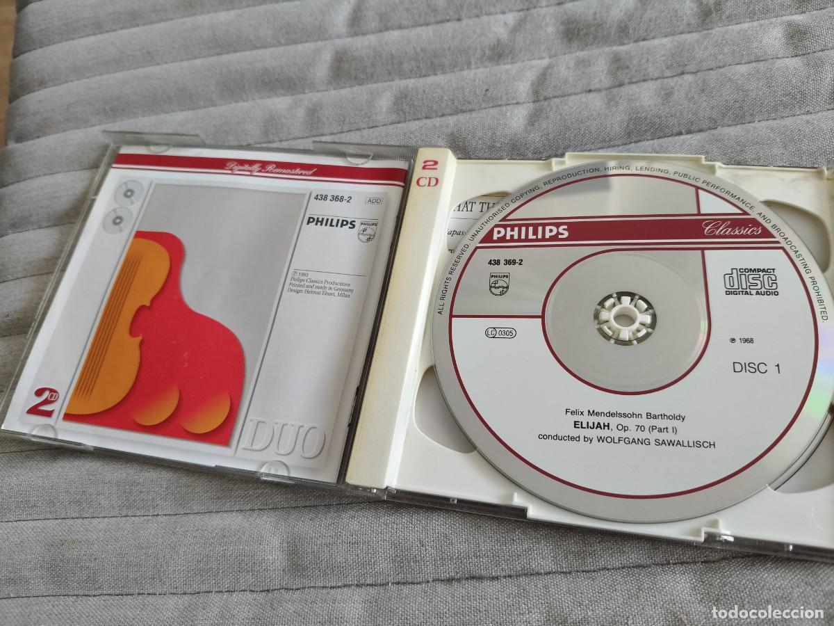 CDs de m&uacute;sica: MENDELSSOHN. ELIAS. DOBLE COMPACTO PHILIPS. - Foto 3