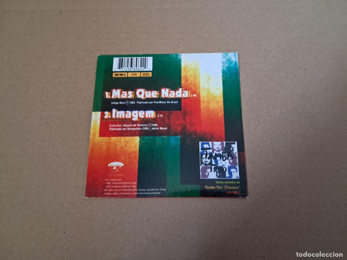 CDs de m&uacute;sica: TAMBA TRIO - MAS QUE NADA CD SINGLE 1997 - Foto 3
