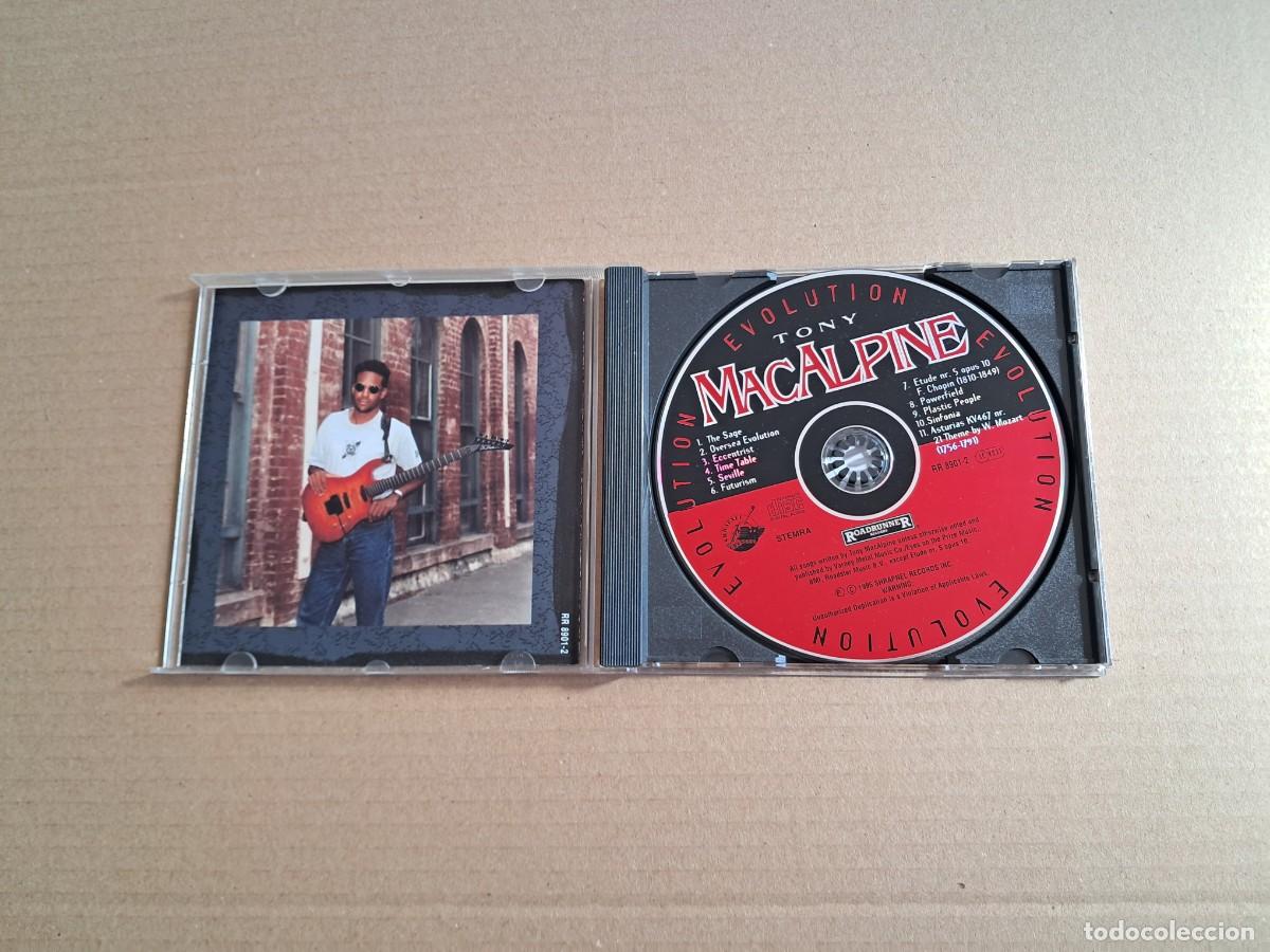 CDs de m&uacute;sica: TONY MACALPINE - EVOLUTION CD 1995 HEAVY METAL - Foto 2