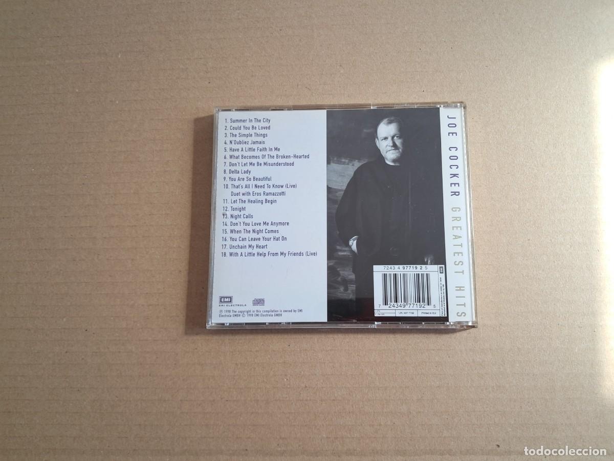 CDs de m&uacute;sica: JOE COCKER - GREATEST HITS CD 1998 - Foto 3