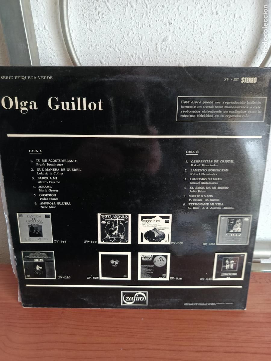 CDs de m&uacute;sica: vinilo OLGA GUILLOT RC - Foto 2